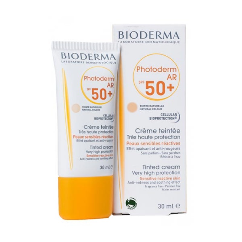 کرم ضد آفتاب فتودرم ای آر ⁺SPF50 رنگی بایودرما 30 میلی لیتر